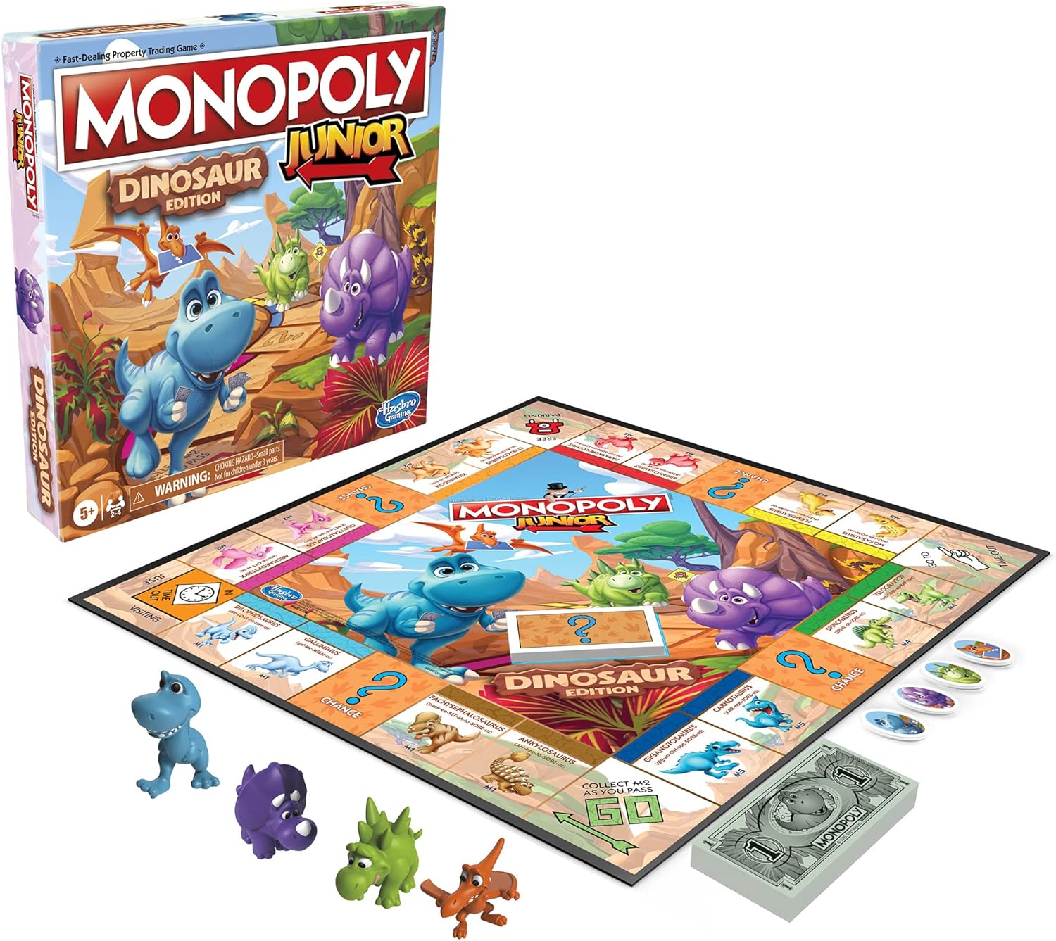 Hasbro_Gaming_Monopoly_Junior_Dinosaur_Edition_Game_|_Kids_Board_Games_with_Dino-Themed_Toy_Tokens_|_2-4_Players_for_Boys_&_Girls_|_Ages_5+_(Amazon_Exclusive)