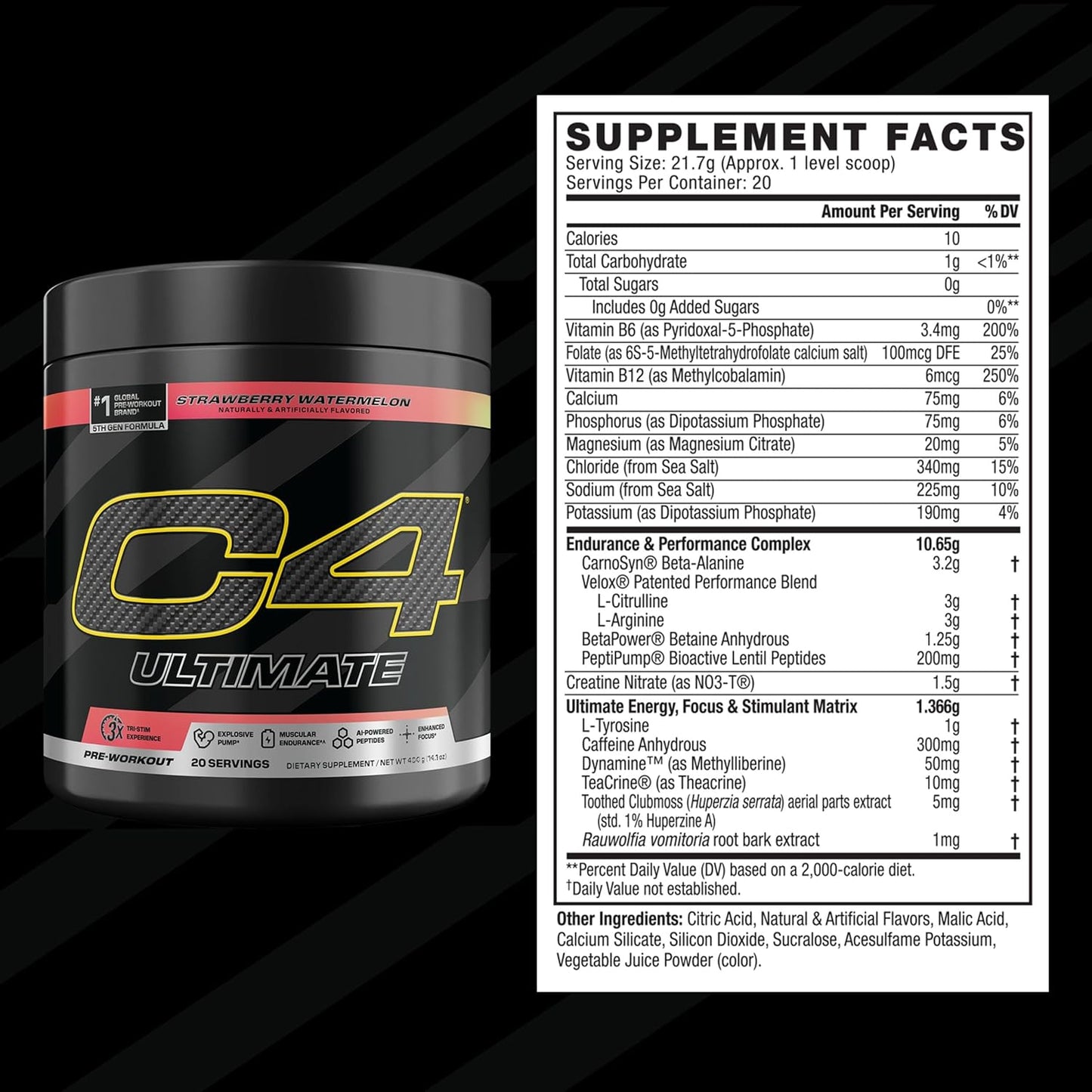 C4_Ultimate_Pre_Workout_Powder_Watermelon_-_Sugar_Free_Preworkout_Energy_Supplement_for_Men_&_Women_-_300mg_Caffeine_+_3.2g_Beta_Alanine_+_2_Patented_Creatines_-_20_Servings