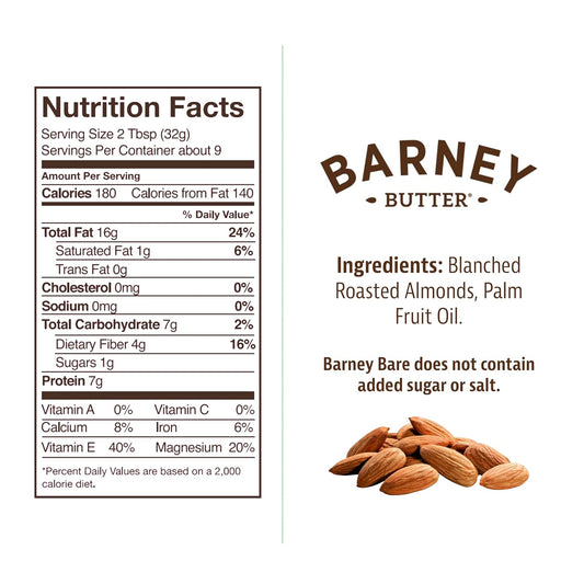 Barney_Butter_Almond_Butter,_Bare_Smooth,_10_Ounce_Jar,_No_Added_Sugar_or_Salt,_Skin-Free_Almonds,_No_Stir,_Non-GMO,_Gluten_Free,_Keto,_Paleo,_Vegan
