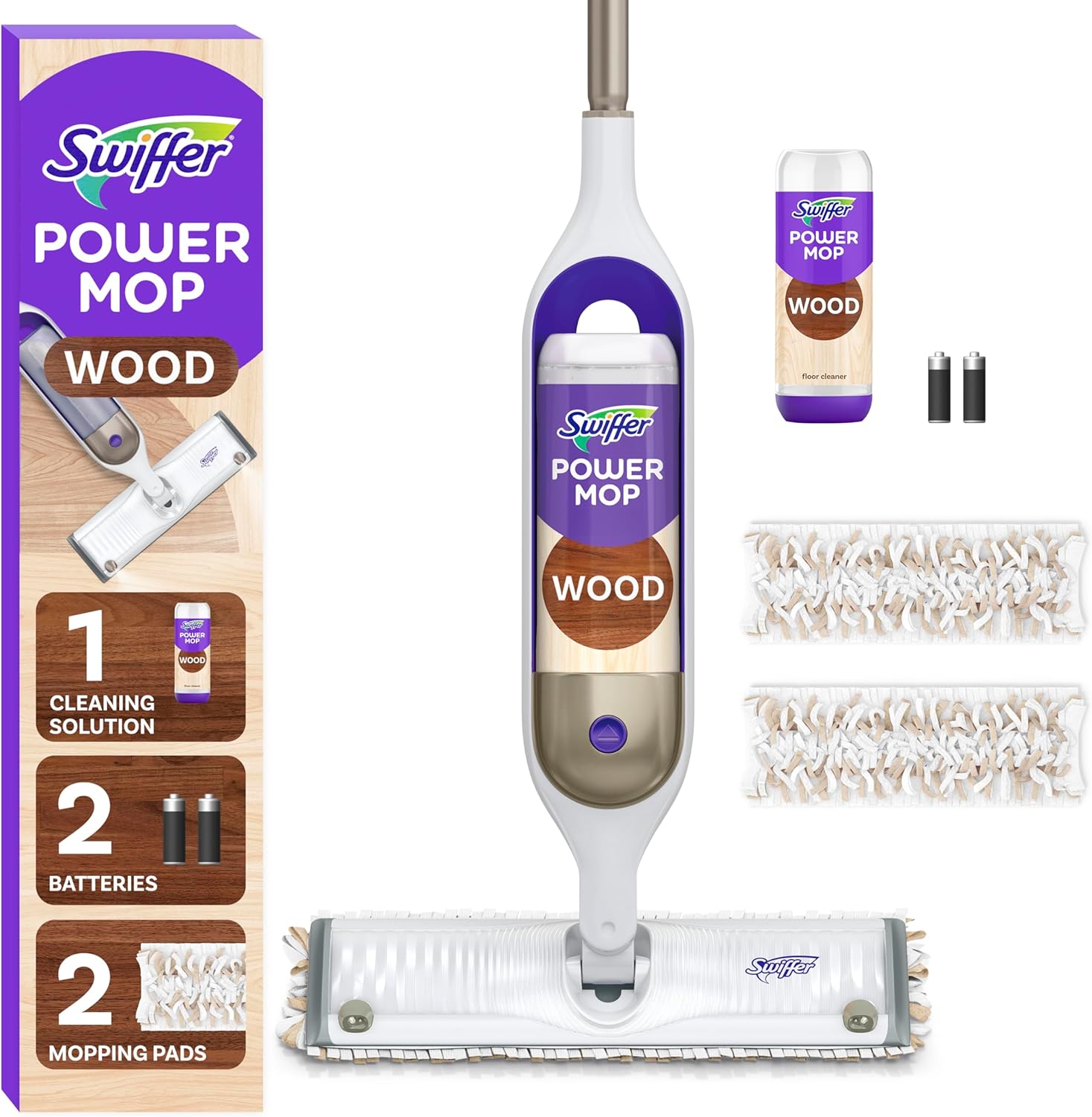 Swiffer_Power_Mop_Wood,_Hardwood_Floor_Cleaner_for_Mopping_Home,_Bathroom,_Kitchen,_All_Purpose_Multi-Surface_Cleaning_Set_includes_PowerMop_Wood,_2_Pads,_1_QuickDry_Lemon_Solution,_&_2_Batteries