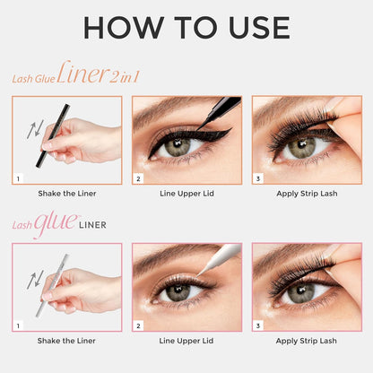 KISS_Lash_Glueliner,_Eyeliner_Lash_Glue,_2-in-1_Felt-Tip_Eyeliner_and_Lash_Adhesive,_Includes_1_Glue_Liner,_Long_Lasting_Wear,_Can_Be_Used_with_Strip_Lashes_and_Lash_Clusters