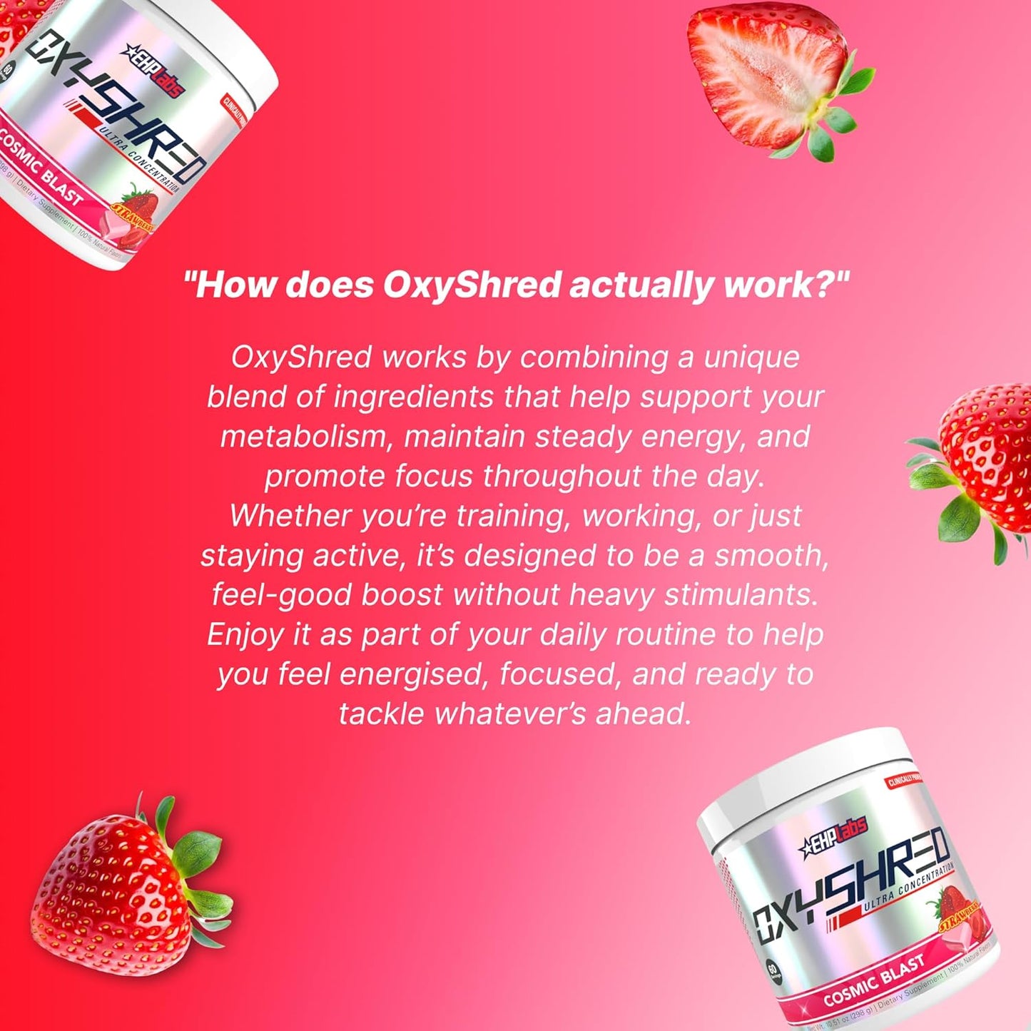 EHP_Labs_OxyShred_Pre_Workout_Powder_-_Preworkout_Powder_with_L_Glutamine_&_Acetyl_L_Carnitine,_Energy_Boost_Drink_-_Cosmic_Blast,_60_Servings