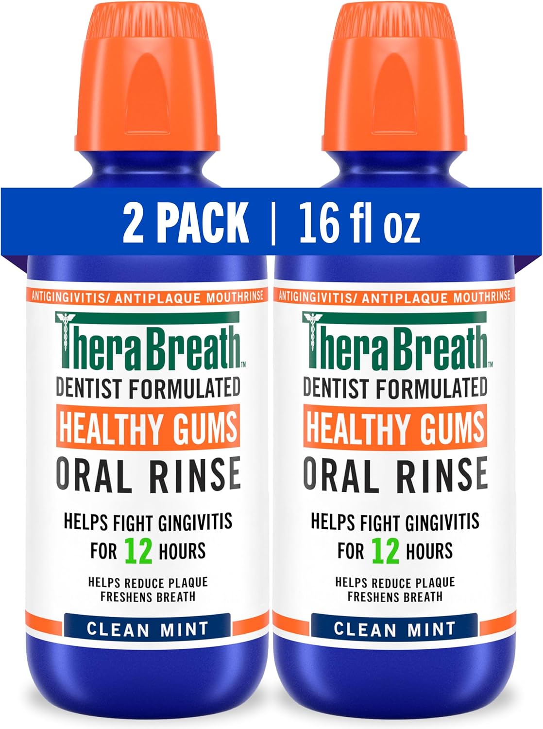 TheraBreath_Healthy_Gums_Oral_Rinse,_Antigingivitis,_Clean_Mint_Flavor,_Dentist_Formulated_to_Help_Prevent_Gingivitis_and_Support_Gum_Health,_Alcohol_Free,_16_Fl_Oz_(Pack_of_2)