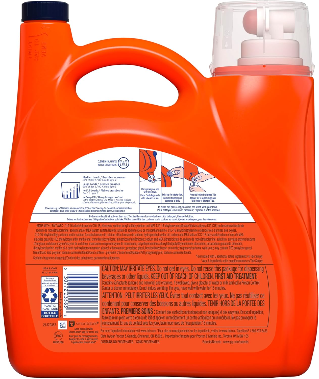 Tide_Liquid_Laundry_Detergent,_Original_Scent,_126_Loads,_158_fl_oz,_Boosted_Clean_even_in_cold_water,_laundry_soap,_concentrated_liquid_detergent