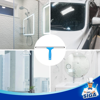 MR.SIGA_Professional_Window_Cleaning_Combo_-_Squeegee_&_Microfiber_Window_Scrubber,_14"