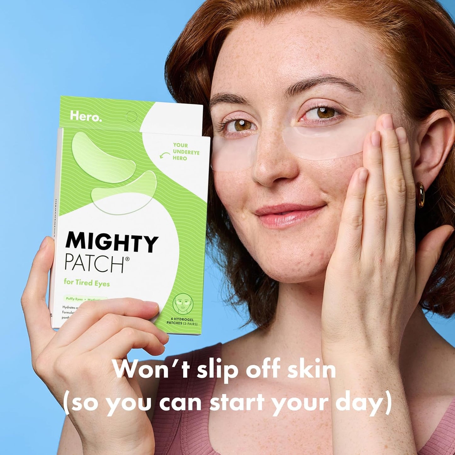 HERO_COSMETICS_Mighty_Patch™_for_Tired_Eyes_Patches_-_Soothing_Hydrogel_Patches_-_Awakens_and_Visibly_De-puffs_Undereyes_with_Multiple_Applications_(6_Count)
