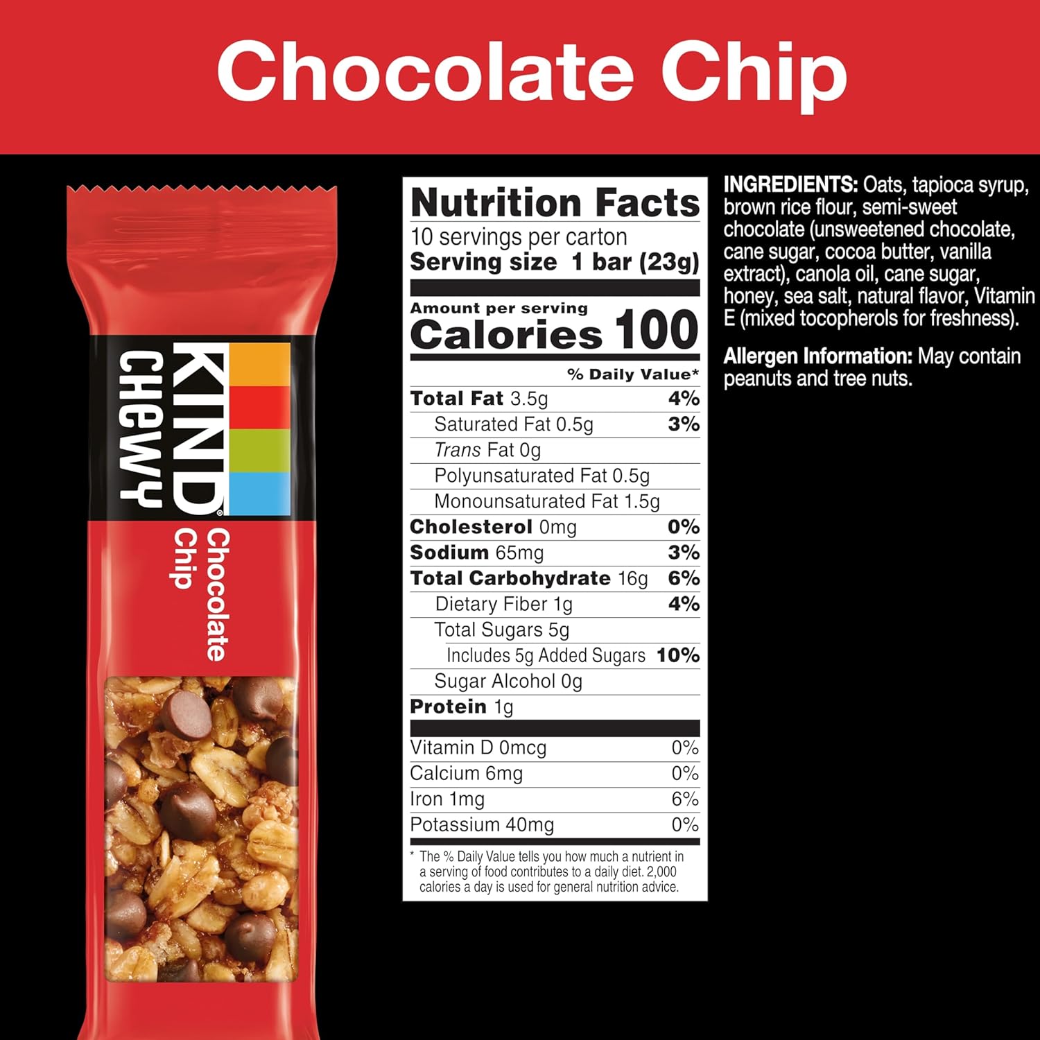 KIND_Granola_Chewy_Bar,_Chocolate_Chip,_10_Count
