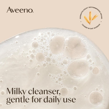 Aveeno_Calm_+_Restore_Nourishing_Oat_Cleanser,_Daily_Hydrating_Facial_Cleanser_&_Face_Wash_for_Sensitive_Skin,_Non-Foaming,_Hypoallergenic,_Non-Comedogenic,_Fragrance-Free,_with_Feverfew,_7.8_fl_oz