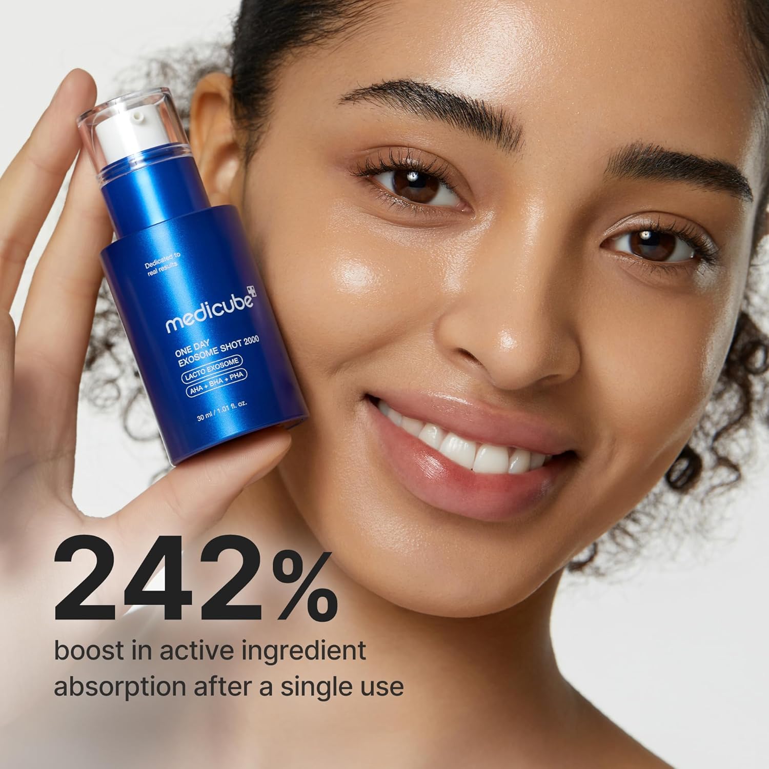 medicube_Exosome_Shot_Zero_2,000_PPM_Spicule_Facial_Serum_|_Liquid_Skin_Booster_Serum_|_Exosome,_AHA+BHA+PHA_|_Pore_Care,_Dead_Skin_Cells,_Skin_Texture_|_Korean_Skincare,_1.01_fl.oz