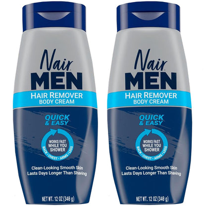 Nair_Men_Hair_Removal_Body_Cream,_12_Ounce_(Pack_of_2)