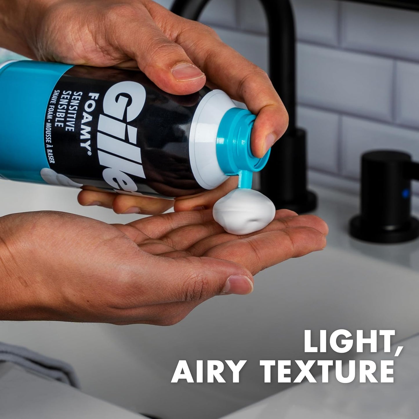 Gillette_Foamy_Shaving_Cream,_Sensitive_Skin,_11_Ounce_(Pack_of_12)