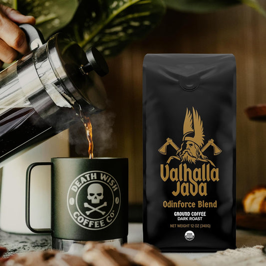 Death_Wish_Coffee_Valhalla_Java_Dark_Roast_Ground_Coffee,_12_Oz,_Bold_&_Intense_Blend_of_Arabica_Robusta_Beans,_USDA_Organic
