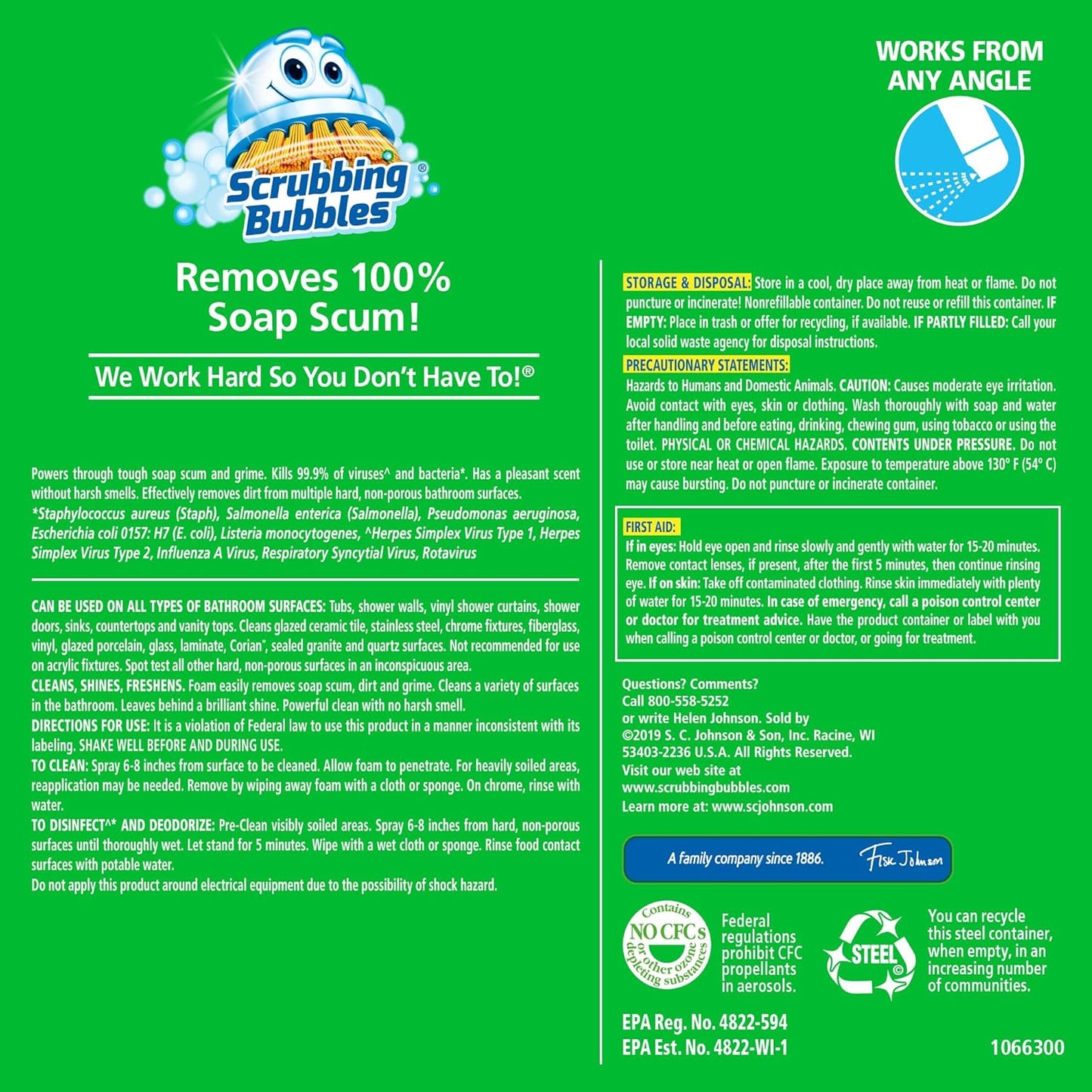 Scrubbing_Bubbles_Bathroom_and_Shower_Cleaner_Aerosol,_Foaming_Action_Bathroom_Grime_Fighter,_Citrus_Scent,_20oz_(Pack_of_1)