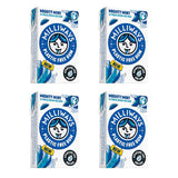 Milliways Mighty Mint | Plastic Free Gum | Xylitol, Aspartame-Free, Sugar-Free, Plant-Based, Natural Chewing Gum | 40 Pieces Total (4 Packs of 10 Pieces)