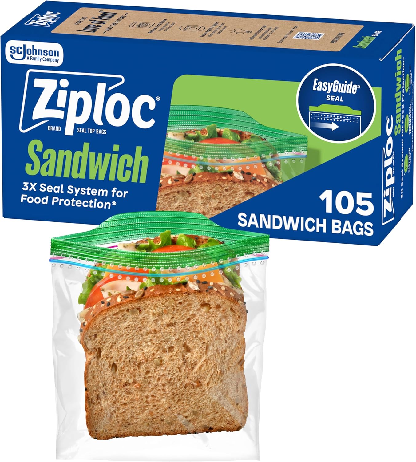 Ziploc_Sandwich_and_Snack_Bags_with_EasyGuide_Texture,_Plastic_Storage_Bags_with_Grip_'n_Seal_Technology,_105_Bags_Total
