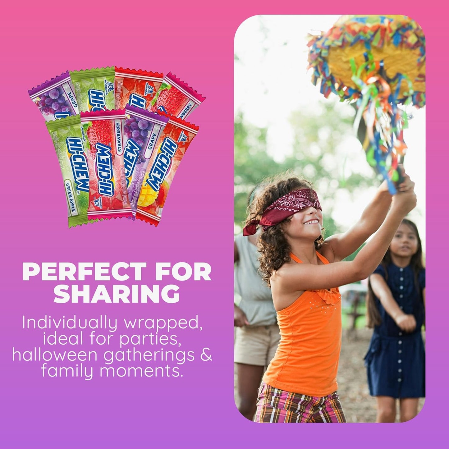 HI-CHEW_Assorted_Bulk_Candy_Bag,_Green_Apple_Strawberry_Mango_Grape,_Soft_&_Chewy_Candy_2lb_-_185+_Pieces_Individually_Wrapped_-_Made_with_Immensely_Juicy_Fruity_Flavors