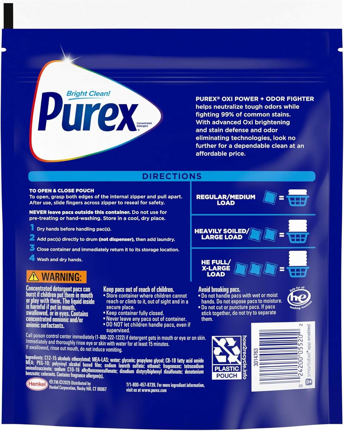Purex_Advanced_Oxi_with_Odor_Fighter_Laundry_Detergent_Pacs,_Oxi_Power,_56_count,_Pre_Measured_Pacs