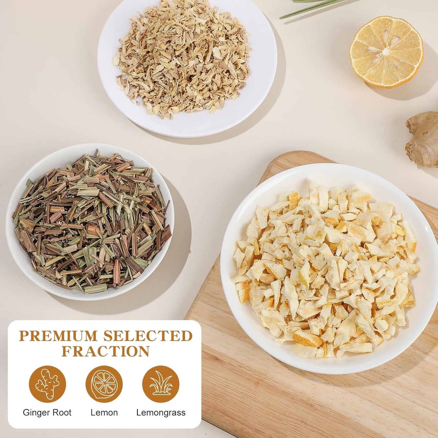 FullChea_-_Lemon_Ginger_Tea_Bags,_50_Teabags_-_Pleasantly_Spicy_&_Warming_-_Non-GMO_-_Caffeine-free_-_Support_Healthy_Digestion_&_Boost_Immunity