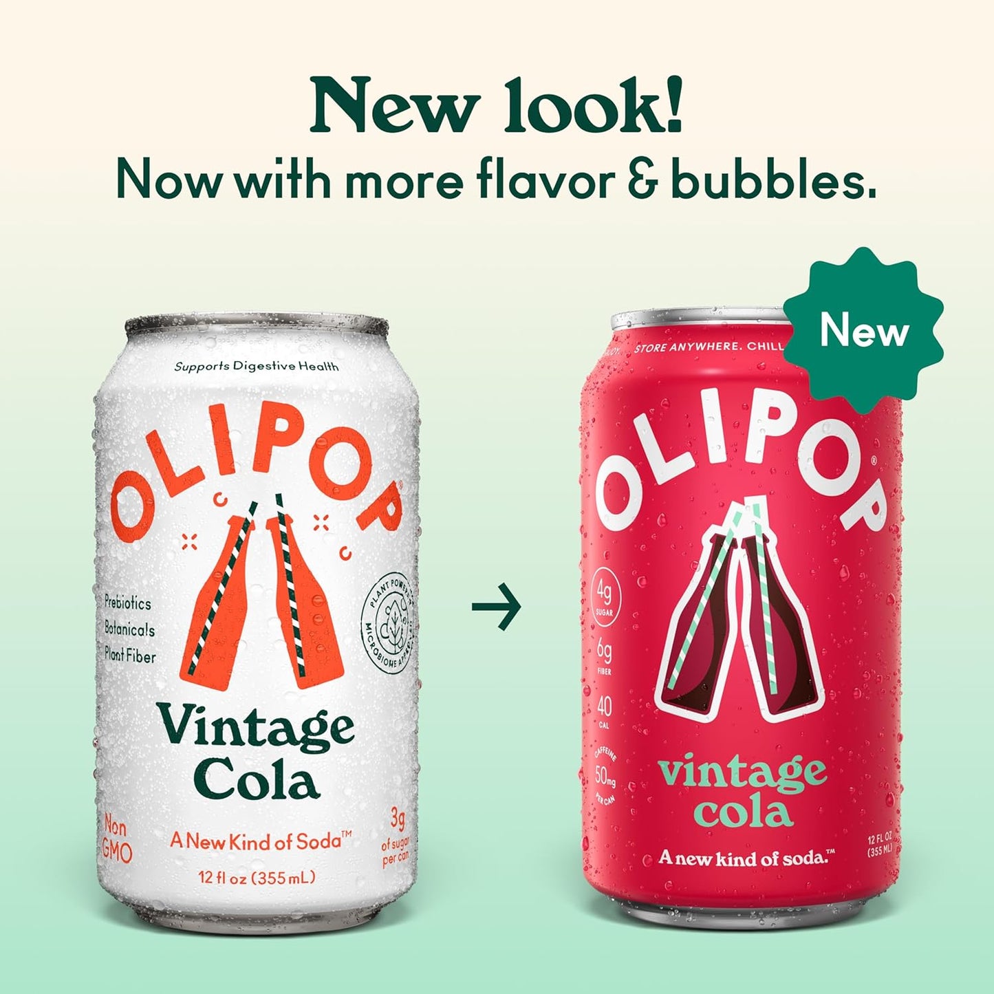 OLIPOP_Prebiotic_Soda_Pop,_Vintage_Cola,_Pantry_Pack_Packed_with_Prebiotics,_Fiber,_and_Botanicals,_Gluten_Free,_GMO_Free,_12oz_(12-Cans)
