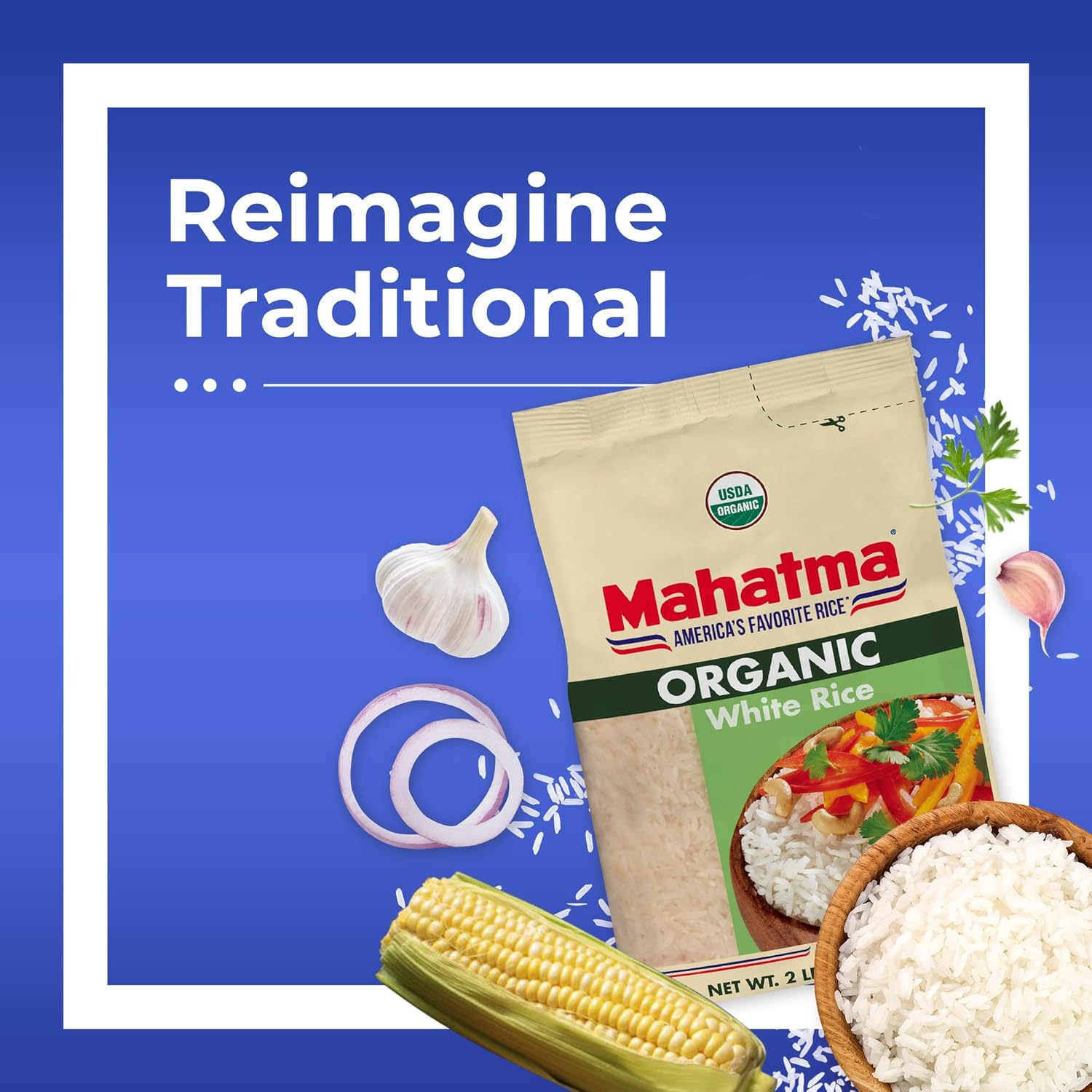 Mahatma_Organic_White_Rice,_2lb_Bag