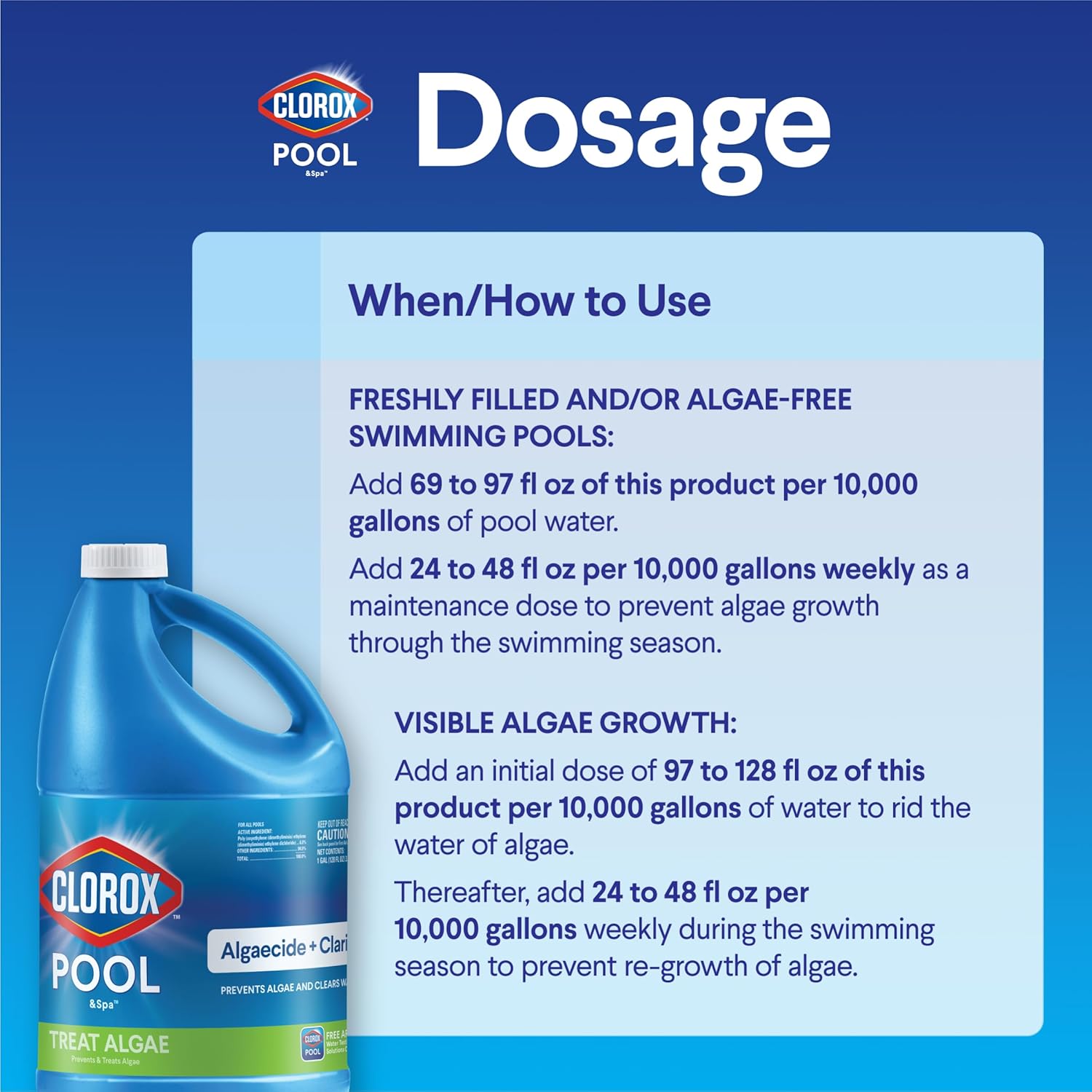 Clorox®_Pool&Spa™_Swimming_Pool_Algaecide_and_Clarifier,_Prevents_and_Treats_Pool_Algae,_Clears_Water,_128_Fl_Oz_(Pack_of_1)