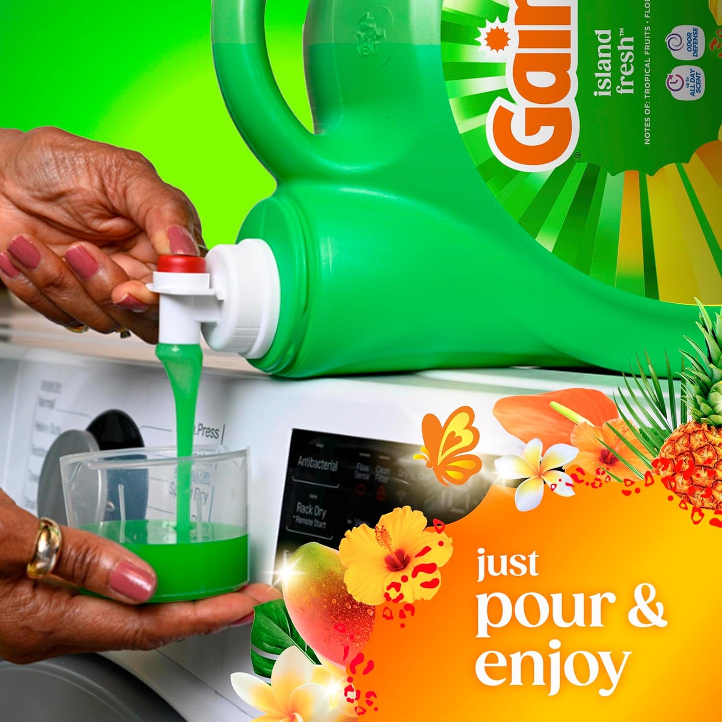 Gain_Liquid_Laundry_Detergent_with_Odor_Defense,_Island_Fresh_Scent,_Laundry_Soap_For_HE_Washing_Machines,_154_fl_oz,_107_Loads_(Packaging_May_Vary)