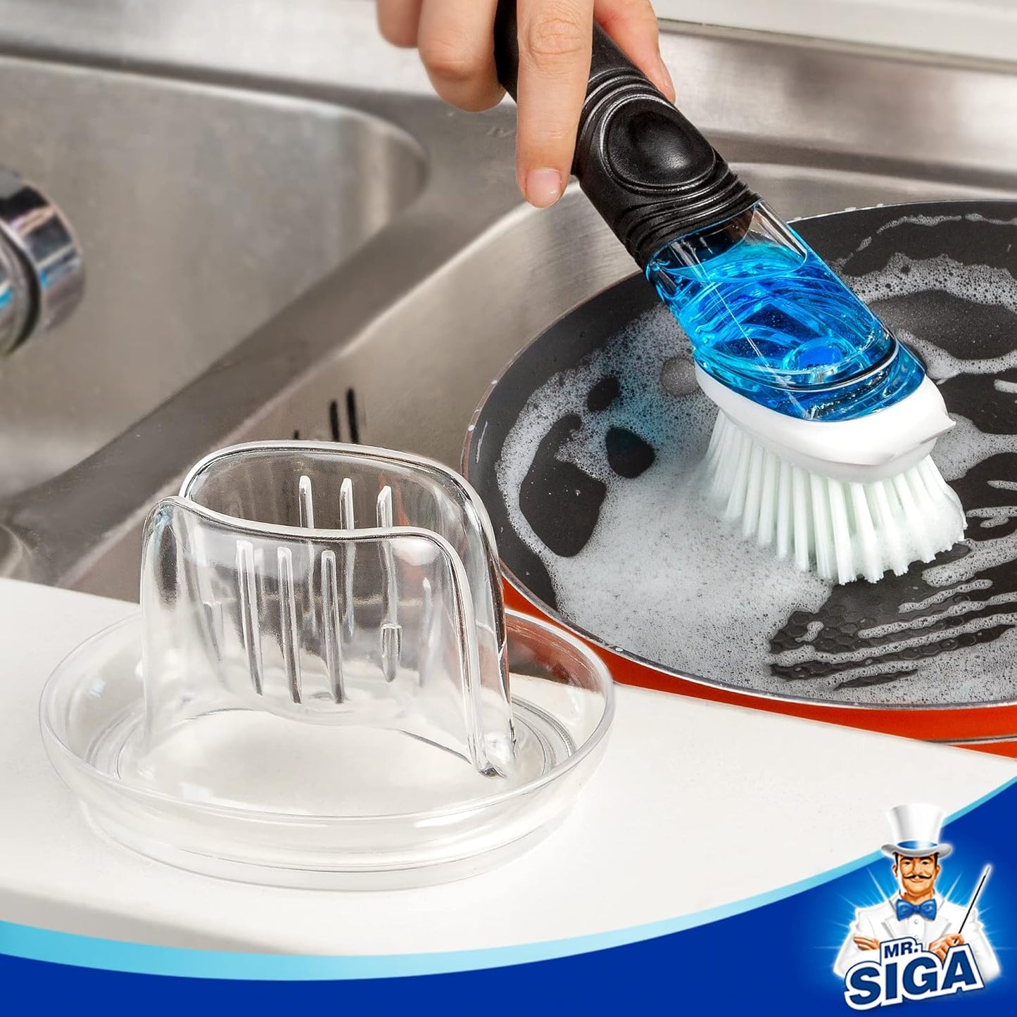 MR.SIGA_Soap_Dispensing_Dish_Brush_Refills,_4_Pack