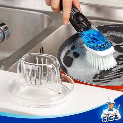 MR.SIGA_Soap_Dispensing_Dish_Brush_Refills,_4_Pack