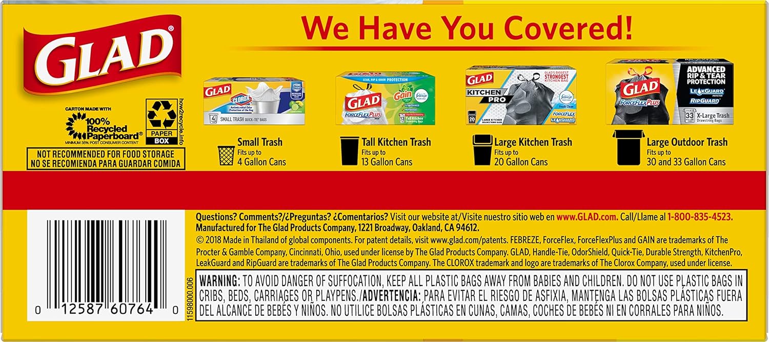 Glad_Tall_Kitchen_Trash_Bags_13_Gallon,_Unscented_Garbage_Bags,_Handle-Tie,_50_Count