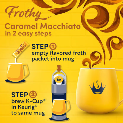 Gevalia_Frothy_2-Step_Artificially_Flavored_Caramel_Macchiato_Espresso_Style_K-Cup_Coffee_Pods_&_Froth_Packets_Kit,_6_ct_Box