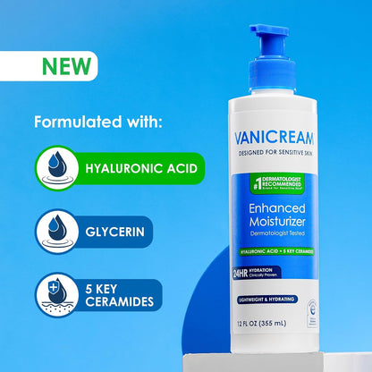 Vanicream_Enhanced_Moisturizer,_12_Fl_Oz,_Daily_Body_Lotion_for_Dry,_Sensitive_Skin,_Clinically_Tested_24Hr_Hydration_with_Hyaluronic_Acid,_Glycerin_&_Ceramides,_Formulated_without_Common_Irritants