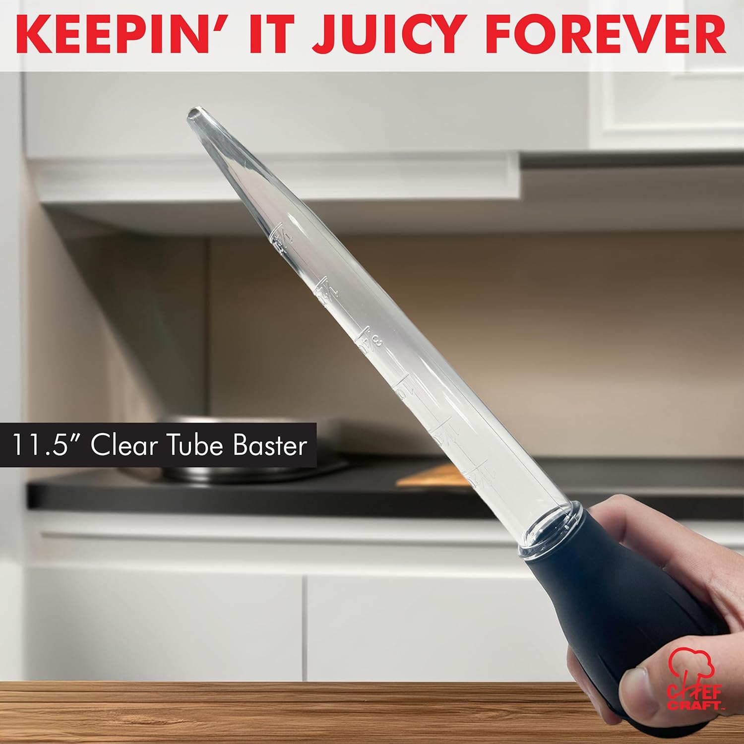 Chef_Craft_Classic_Baster_with_Clear_Tube,_11.5_inches_in_Length,_Black