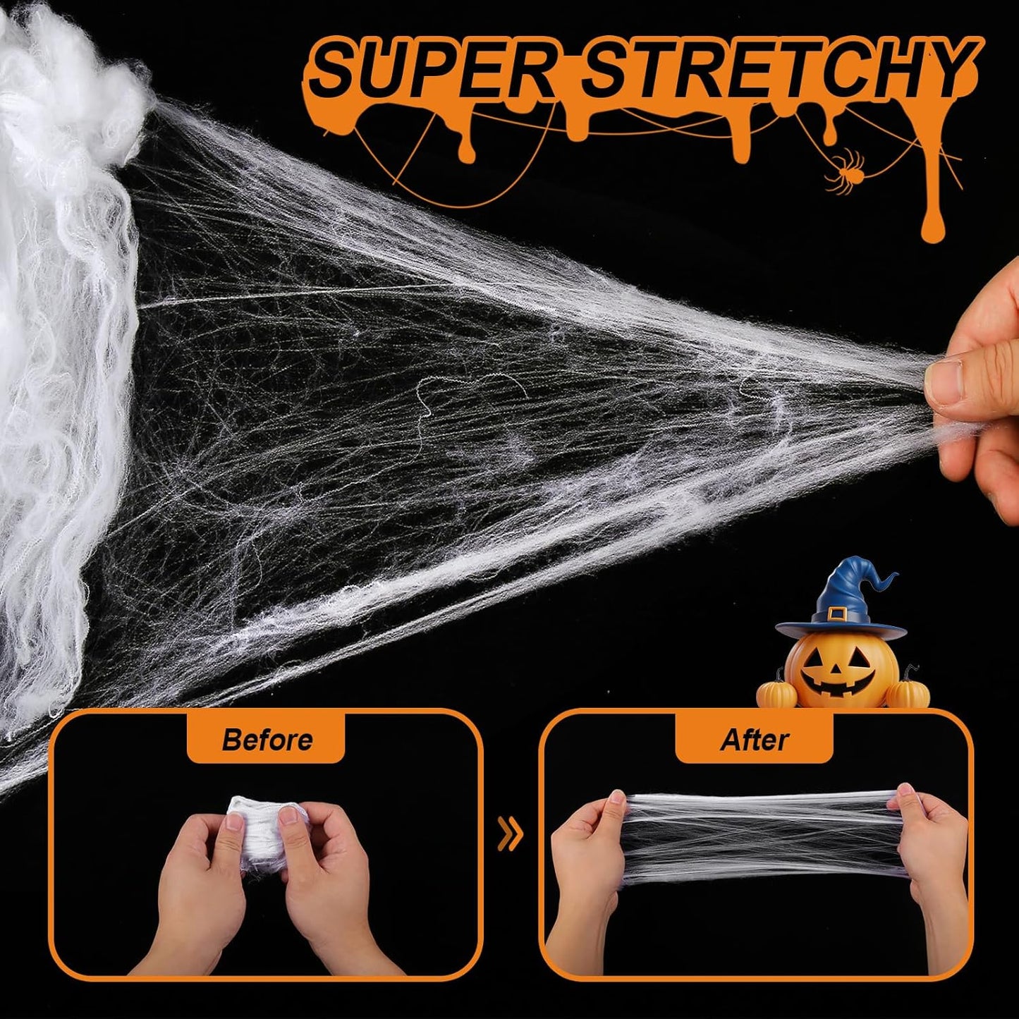 Land_Guard_200_sqft_Spider_Web,_Bonus_with_10_Artificial_Spiders,_Fabric_Spider_Webbing,_Cobweb_Halloween_Decor_for_Indoor_and_Outdoor_Party_Supplies