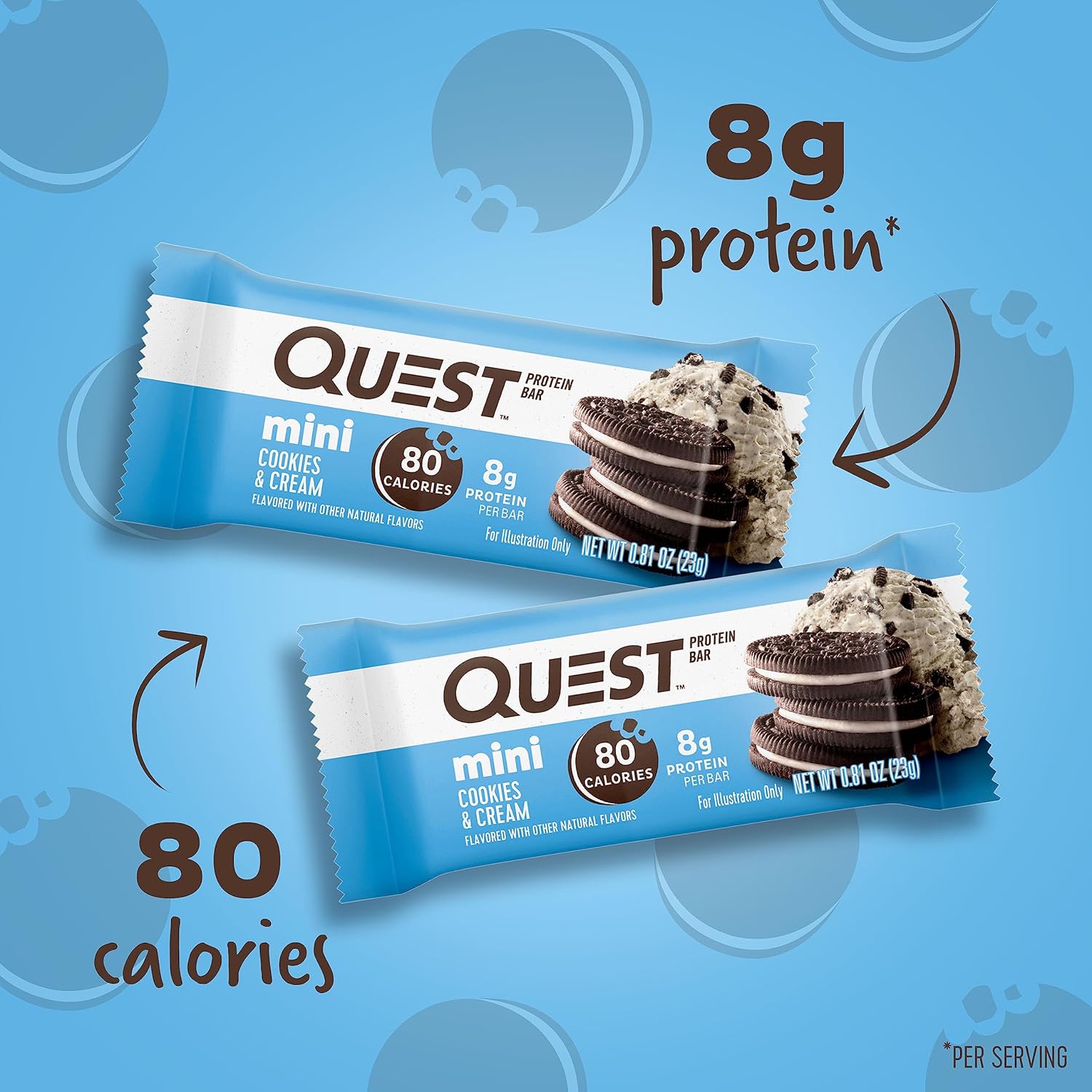 Quest_Nutrition_Mini_Cookies_&_Cream_Protein_Bars,_8g_Protein,_1g_Sugar,_2g_Net_Carbs,_Gluten_Free,_14_Count