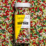 Rainbow Crunchies Natural Sprinkles by Supernatural, Made in USA, No Artificial Dyes, Soy Free, Gluten Free, Vegan, 3oz