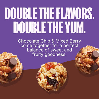 MadeGood_Granola_Bites_Chocolate_Chip_&_Mixed_Berry_Variety_Pack_(28_Count)_Gluten_Free_and_Organic_Snacks