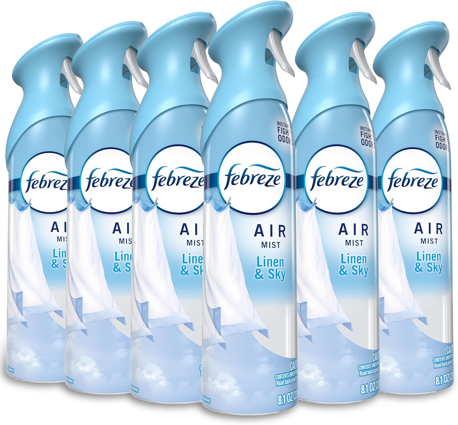 Febreze_Air_Mist,_Air_Freshener_Spray,_Odor_Fighting_Room_Spray,_Deodorizer_for_Home_Bathroom_Kitchen_Office_Apartment_Dorm_Room_Classroom,_Linen_&_Sky_Scent,_8.1oz_(Pack_of_6)
