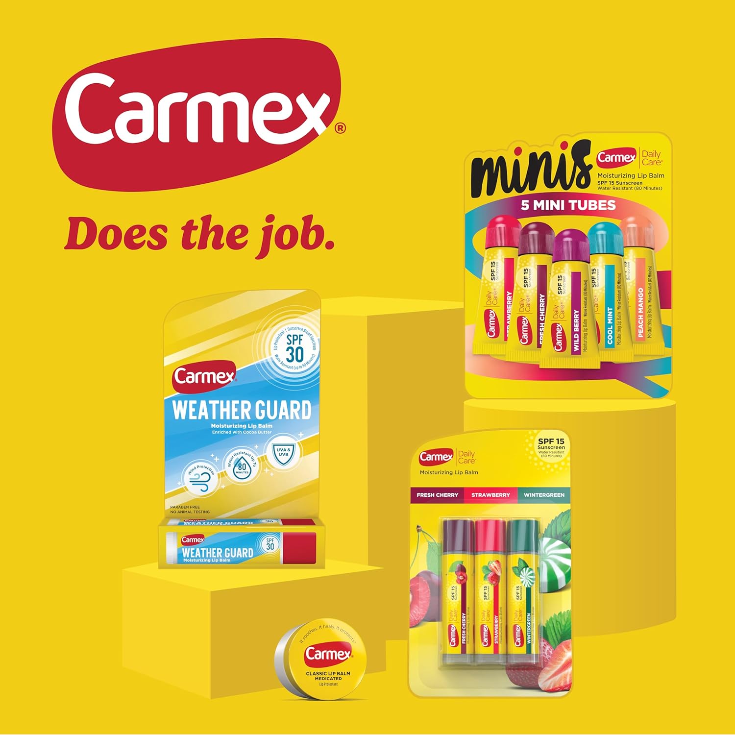 Carmex_Classic_Medicated_Lip_Balm_Pack,_Lip_Moisturizer_for_Chapped_Lips,_9-Count_Variety_Pack_Bag_(2_Tubes,_7_Sticks)