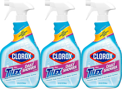 Clorox_Plus_Tilex_Daily_Shower_Cleaner,_32_Fluid_Ounce_Spray_Bottle,_Pack_of_3