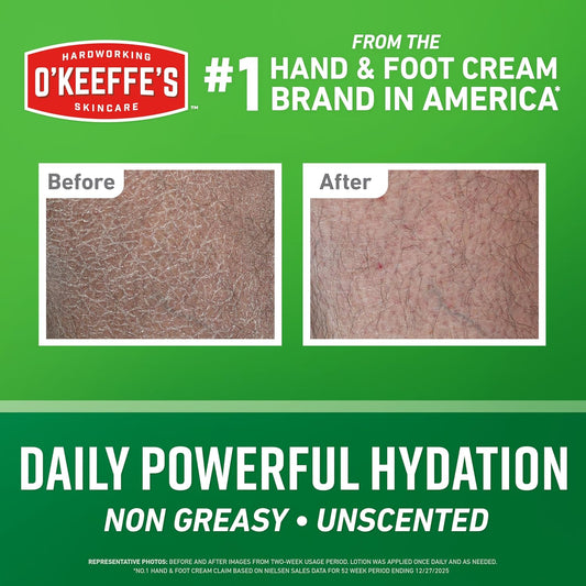 O’Keeffe’s_Hardworking_Body_Lotion,_Daily_Hydration_for_Dry_Skin,_12_oz_Pump_(1_Pack)_Non_Greasy_&_Unscented,_Lightweight_Fast_Absorbing_Formula