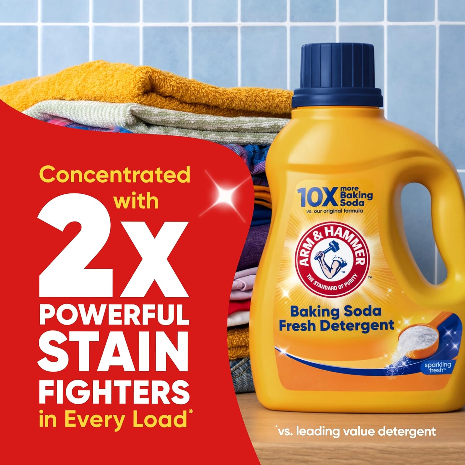 ARM_&_HAMMER_Baking_Soda_Fresh_Liquid_Laundry_Detergent,_Sparkling_Fresh_Scent,_110_Loads,_110_Fl_Oz