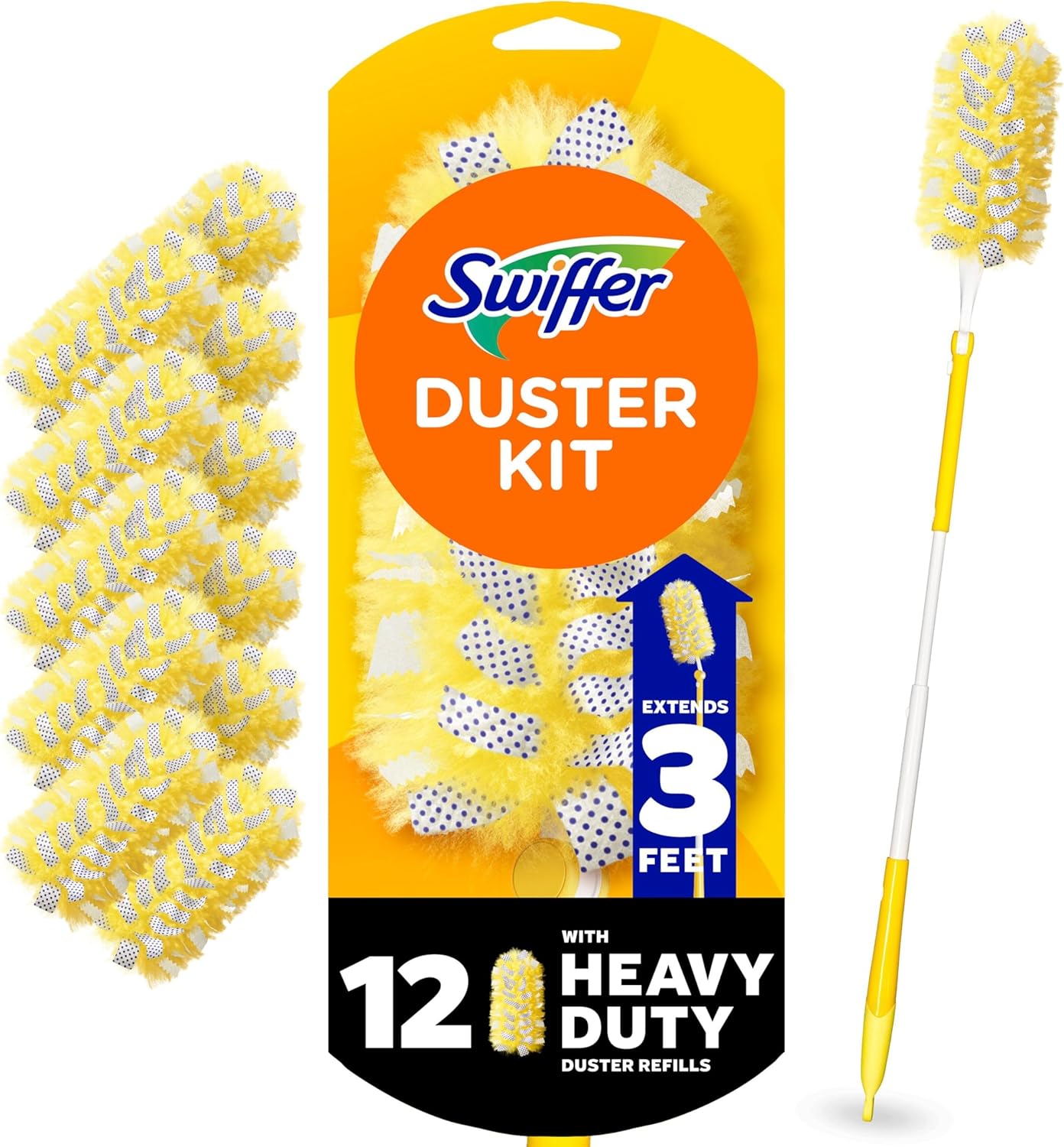 Swiffer_Duster_Kit_with_3_ft_Extendable_Handle,_Heavy_Duty_Dusting_Starter_Kit_with_12_Refills,_for_Ceiling_Fans,_Vents_and_Hard_to_Reach_Places