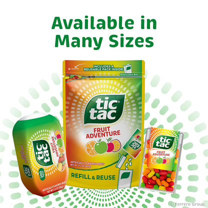 Tic_Tac_Fruit_Adventure,_On-the-Go_Pocket-Sized_Mints,_200_pieces,_4_Bottle_Packs,_3.4_oz_Each