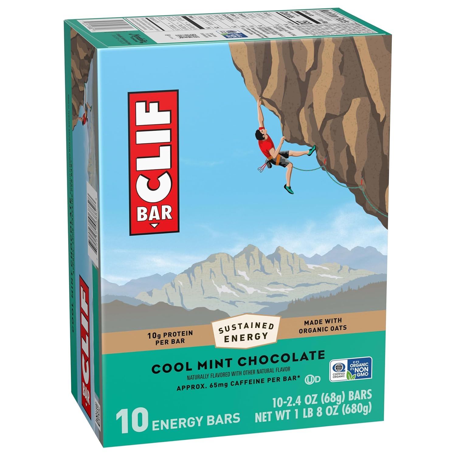 CLIF_BAR_-_Energy_Protein_Bars_-_Cool_Mint_Chocolate_with_Caffeine_-_Made_with_Organic_Oats_-_Energy_Bars_-_Non-GMO_-_(10_Pack)