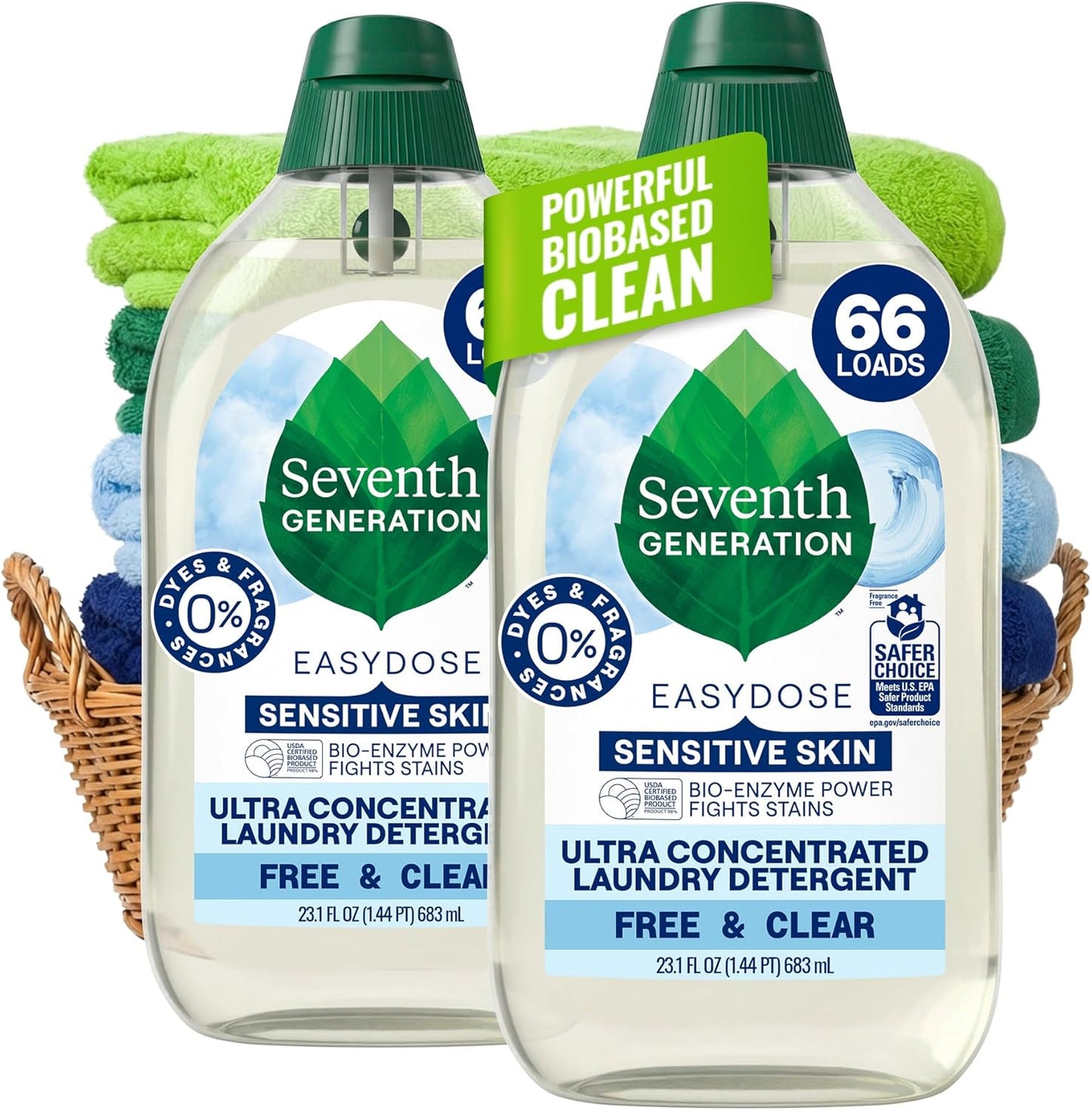 Seventh_Generation_Ultra_Concentrated_Free_&_Clear_Laundry_Detergent,_23.1_fl_oz,_2_Pack,_No_Dyes_or_Fragrance,_EasyDose_Cap,_Sensitive_Skin_Liquid_Laundry_Soap_Targets_Stains_and_Everyday_Messes