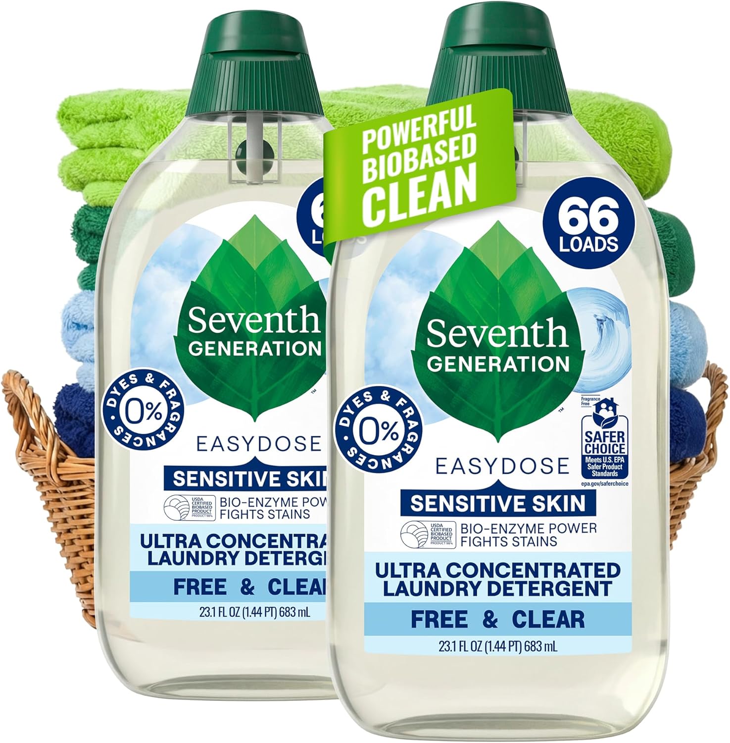 Seventh_Generation_Ultra_Concentrated_Free_&_Clear_Laundry_Detergent,_23.1_fl_oz,_2_Pack,_No_Dyes_or_Fragrance,_EasyDose_Cap,_Sensitive_Skin_Liquid_Laundry_Soap_Targets_Stains_and_Everyday_Messes
