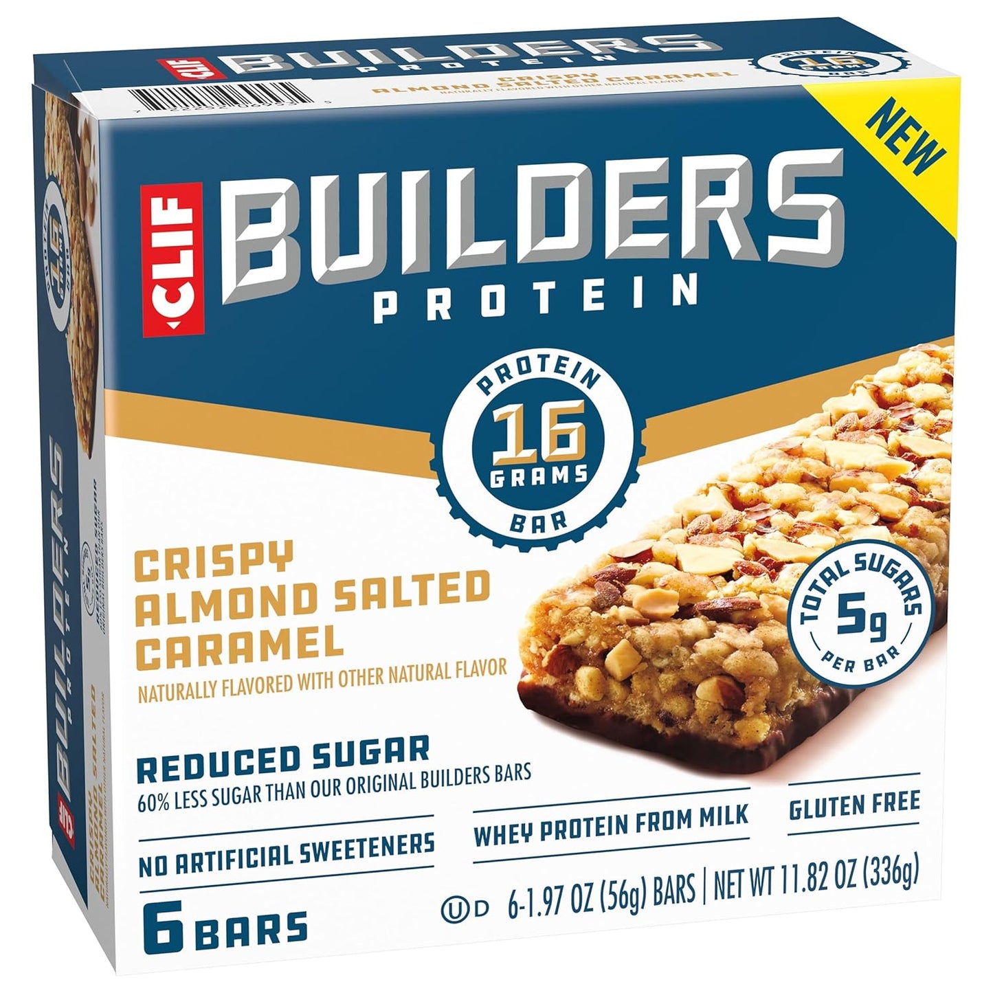 CLIF_BUILDERS_Protein_Bars_-_Crispy_Almond_Salted_Caramel_-_Reduced_Sugar_-_Gluten_Free_-_16g_Protein_-_No_Artificial_Sweeteners_-_1.97_oz._(6_Pack)