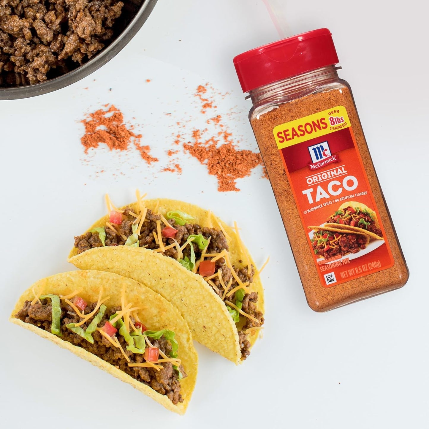 McCormick_Taco_Seasoning_Mix,_Original,_No_MSG_Added,_No_Dairy_Ingredients,_No_Artificial_Flavors,_For_Tacos,_Nachos,_Fajitas_and_More,_8.5_oz