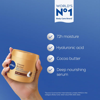 NIVEA_Cocoa_Butter_Body_Cream_with_Deep_Nourishing_Serum,_Cocoa_Butter_Cream_for_Dry_Skin,_16_Ounce_Jar