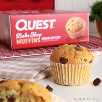 Quest_Nutrition_Chocolate_Chip_Muffin,_10g_Protein,_2g_Net_Carb,_Less_than_1g_Sugar,_Protein_Snack,_4_Count